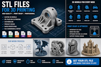repair stl or create for a 3d printer
