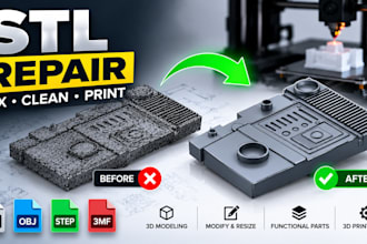 create, repair, and modify stl files for 3d printing