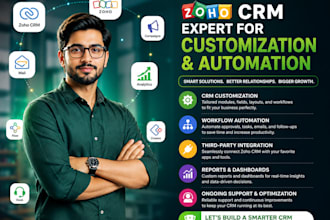 be your zoho crm expert for zoho customization and automation