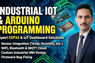 do arduino, esp32 programming and industrial iot solutions