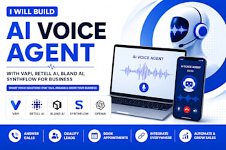 build ai voice agent with vapi retell ai bland ai synthflow for business
