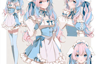draw anime character art for your oc, vtuber