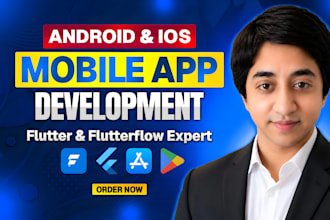 develop android ios app using flutter and flutterflow