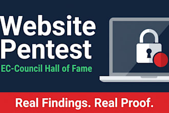 perform website penetration testing with proof of concept report