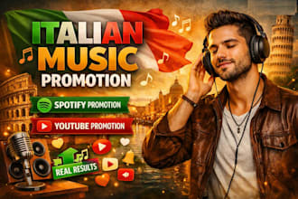 do organic italy music promotion italian spotify music promotion