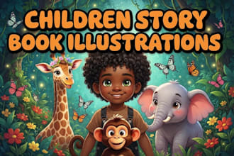 illustrate children book illustrations and book covers