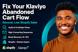 fix shopify klaviyo cart abandonment recovery abandoned cart klaviyo automation