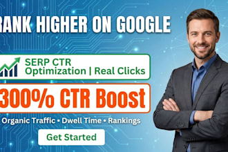 boost google ranking with serp CTR optimisation and organic traffic growth