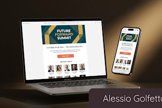 design and code a responsive HTML email template