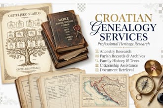 trace croatia genealogy ancestral archives lineage and parish records