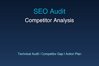 complete technical SEO audit with competitor analysis