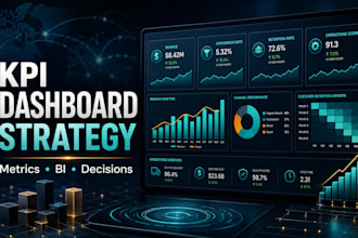 build your power bi KPI dashboard and executive report