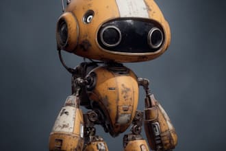 design sci fi mecha and robot concept art
