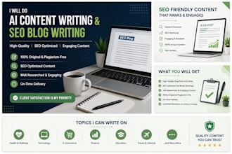 do ai content writing and seo blog writing