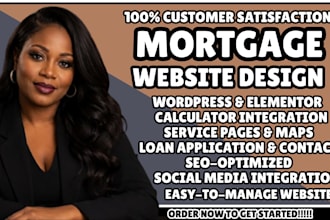 mortgage broker website, mortgage website loan website finance website wordpress