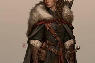 unique character art and dnd character art