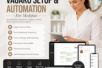 setup and optimize vagaro for med spas