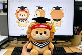 turn your character into a custom plush toy made in china
