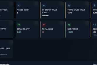 build a custom client, ledger, or business tracking web app