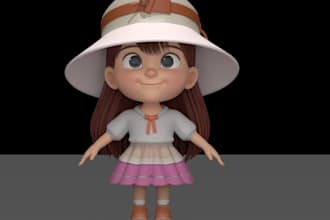 do 3d character model