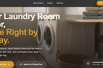 design a minimalist wix website for your small business