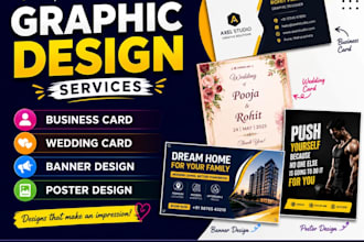 design professional business cards wedding cards  poster