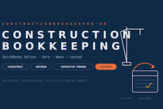 do construction bookkeeping in xero and sync with buildertrend or procore