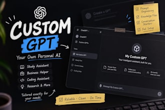 create a custom gpt tailored to your business or workflow