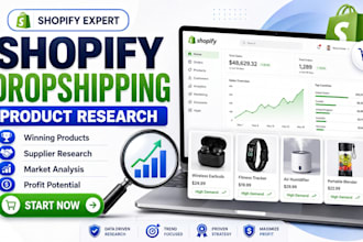 do shopify dropshipping product research