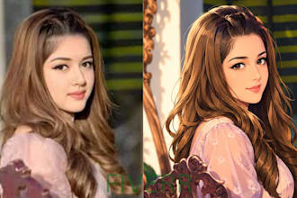 transform your photo into anime and cartoon style art