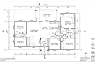 do 2d floor plan architect of city permit drawings