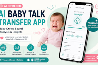 develop ai baby cry app, baby translator, parenting app