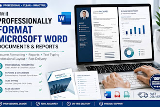 professionally format microsoft word documents and reports