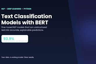 build an nlp text classification model using bert