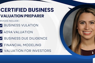 do a CPA business due diligence, commercial bpo, appraisal and 409a valuation