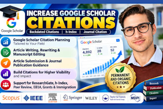 increase google scholar citation, backdated citations, h index, journal citation