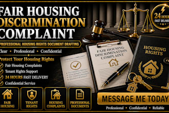 draft a fair housing discrimination complaint and complaint letter