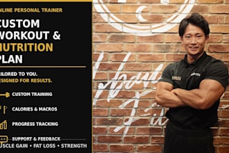 be your online personal trainer for muscle gain and fat loss