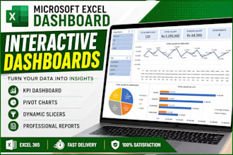 create an interactive excel dashboard