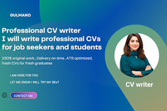 write ats resume and linkedin profile for fresh graduate