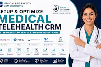 do medical telehealth CRM athenaone pabau pactice fusion simplepractice intakeq