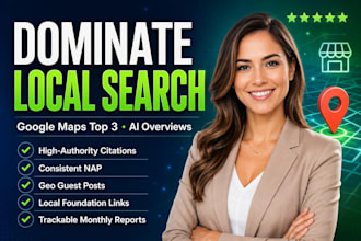 do local SEO to rank in google maps top 3 and ai overviews near me