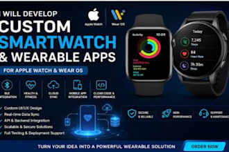 build smartwatch app, apple watch app, wearable app, fitness tracking wat