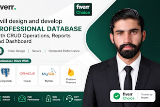 database design, postgresql, oracle database, databse developer, sql