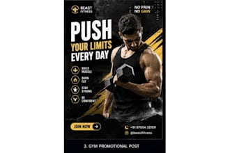 design eye catching social media posts for instagram, facebook and linked