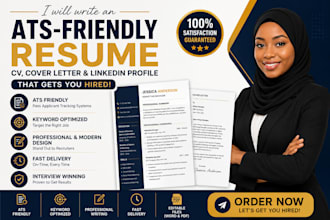 write an ats friendly resume, CV,  and linkedin profile