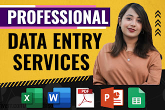 be virtual assistant for data entry