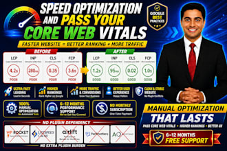 optimize wordpress speed and boost core web vitals score