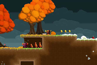 develop a custom 2d platformer mobile or pc game in unity