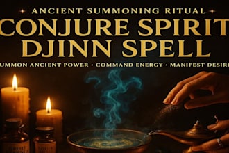 conjure spirit djinn, wish granting, djinn boyfriend, girlfriend, spirit friend